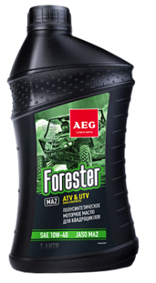 Масло для квадроциклов 4Т AEG Forester 10W40 (1л) п/синтетика