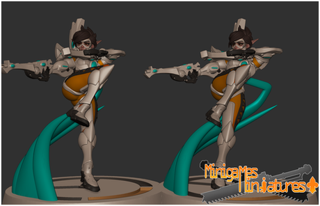 Фигурка-миниатюра Трейсер Overwatch ✿◡‿◡)