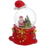 Сувенир Снежный шар «Украшаем Елочку» 4.5*5*9 см (с подсветкой), микс