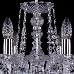 Подвесная люстра Bohemia Ivele Crystal 1402 1402/8/195/Ni/Balls