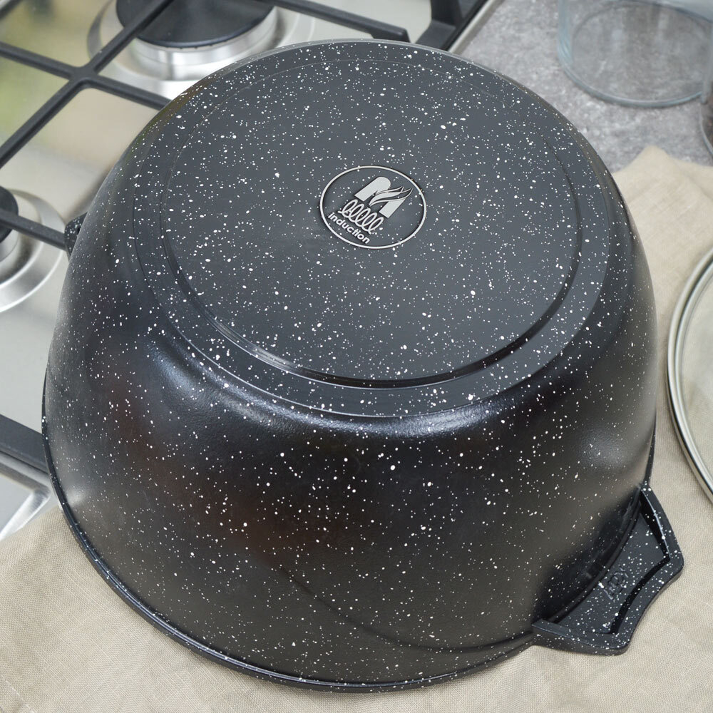 Кастрюля 5л Гранит black Induction Pro