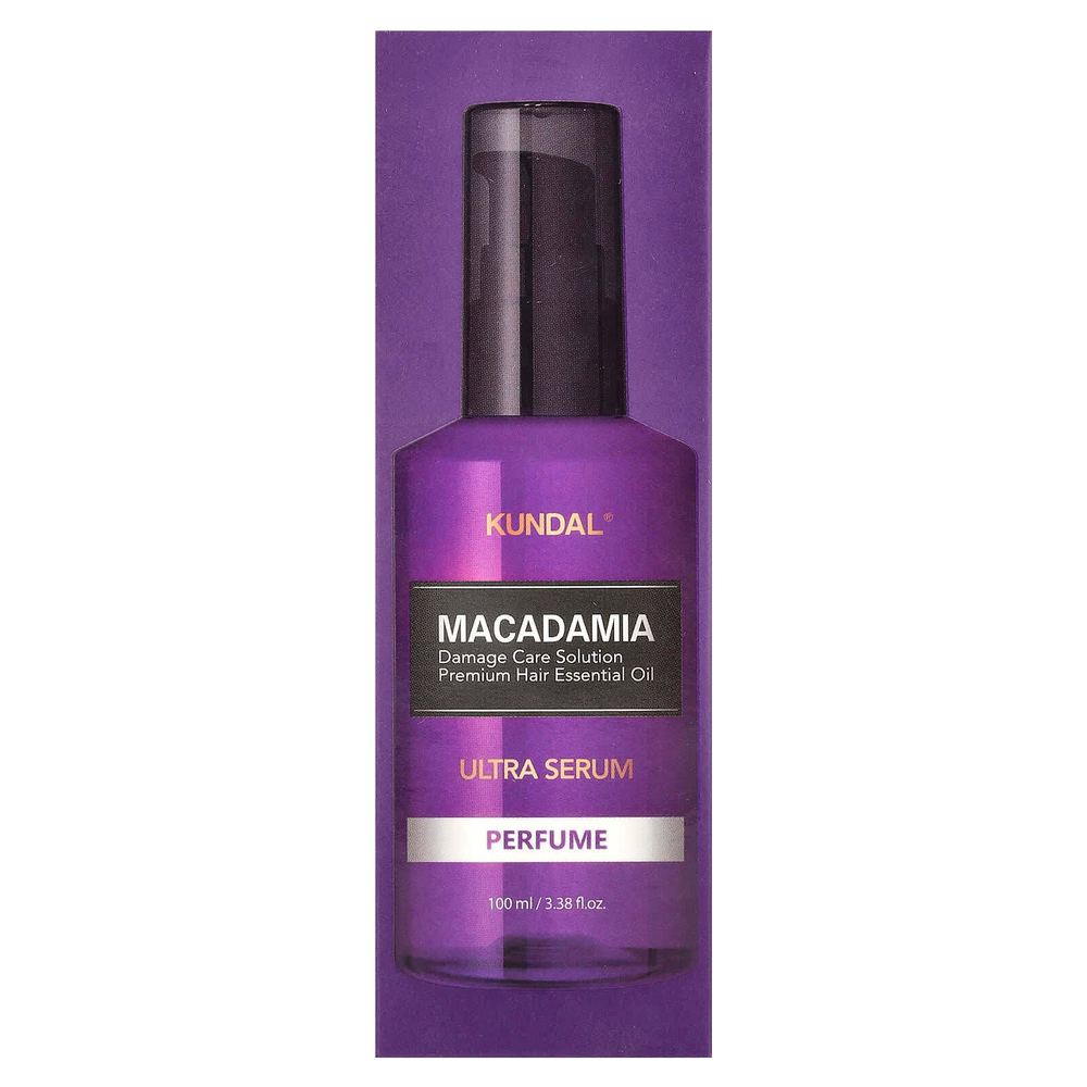 Kundal, Сыворотка для волос Macadamia Ultra, розовый грейпфрут, 100 мл (3,38 жидк. Унции)