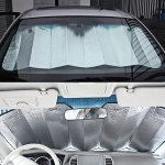 Шторка-гармошка на лобовое стекло, 130*60 см