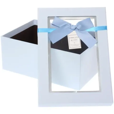 Коробка подарочная «Нежная душа» 23*16*9.5 см, Голубой