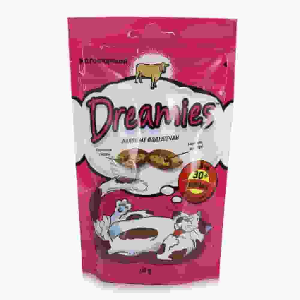 *Dreamies лакомые подушечки для кошек с говядиной 60г
