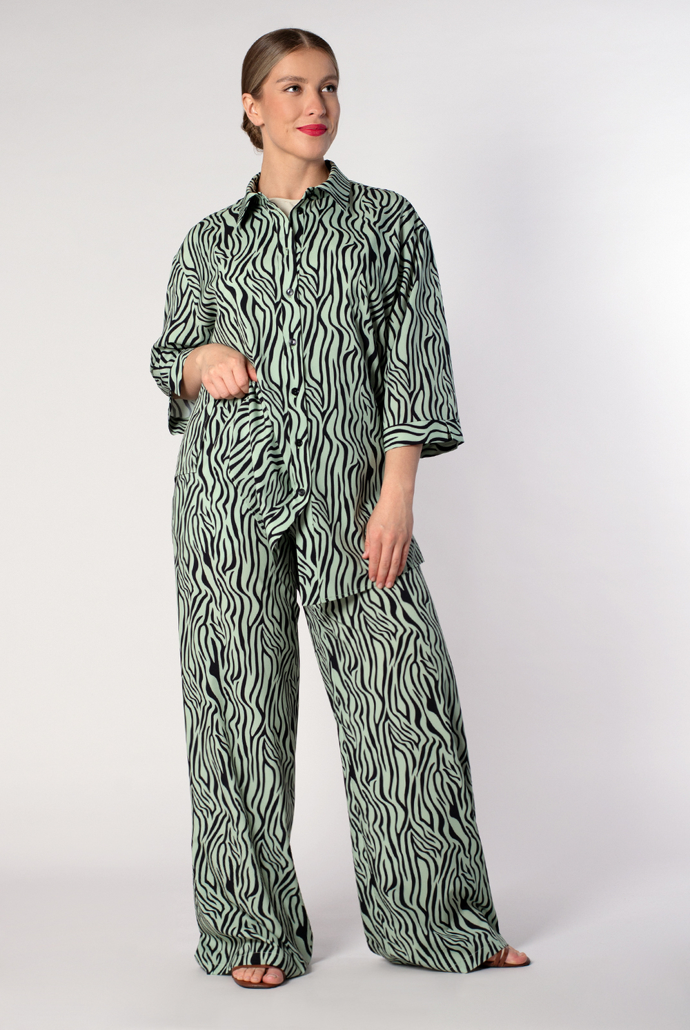 Брюки женские 4323ВП, Зебра #176Зеб024323ВП