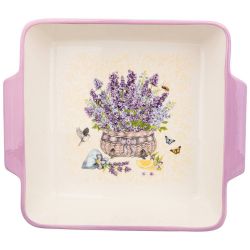 БЛЮДО ДЛЯ ЗАПЕКАНИЯ AGNESS "ЛАВАНДА" КВАДРАТ 3,1 Л 29,5*25*7 СМ