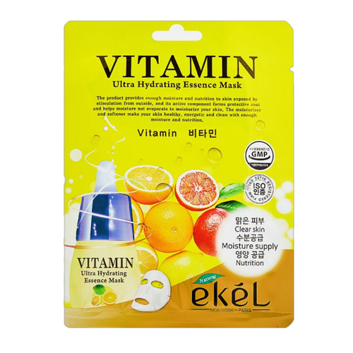ЕКЕЛ/EKEL UltraHydratingEssence Vitamin Маска д/л 25мл ткан ВитС (38792)