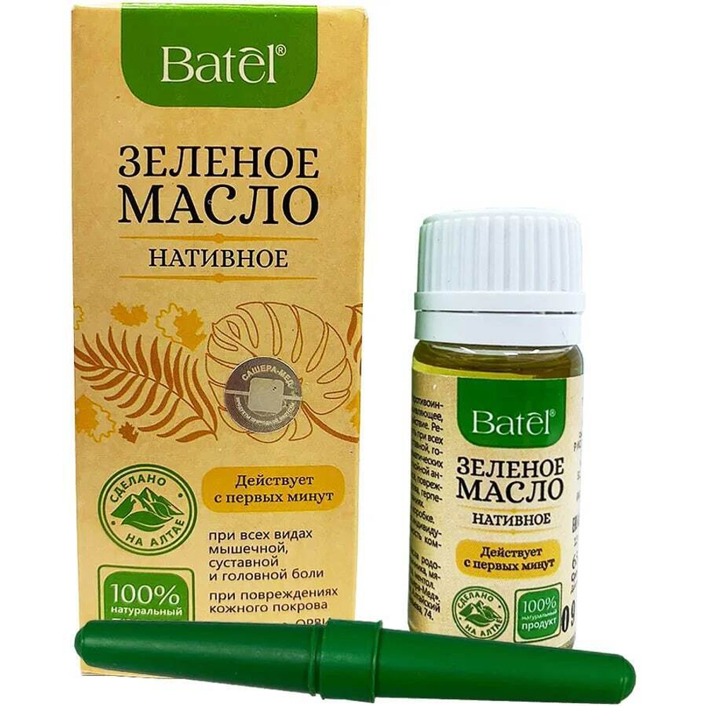 Batel Нативное зеленое масло, 12 мл, 3 шт.