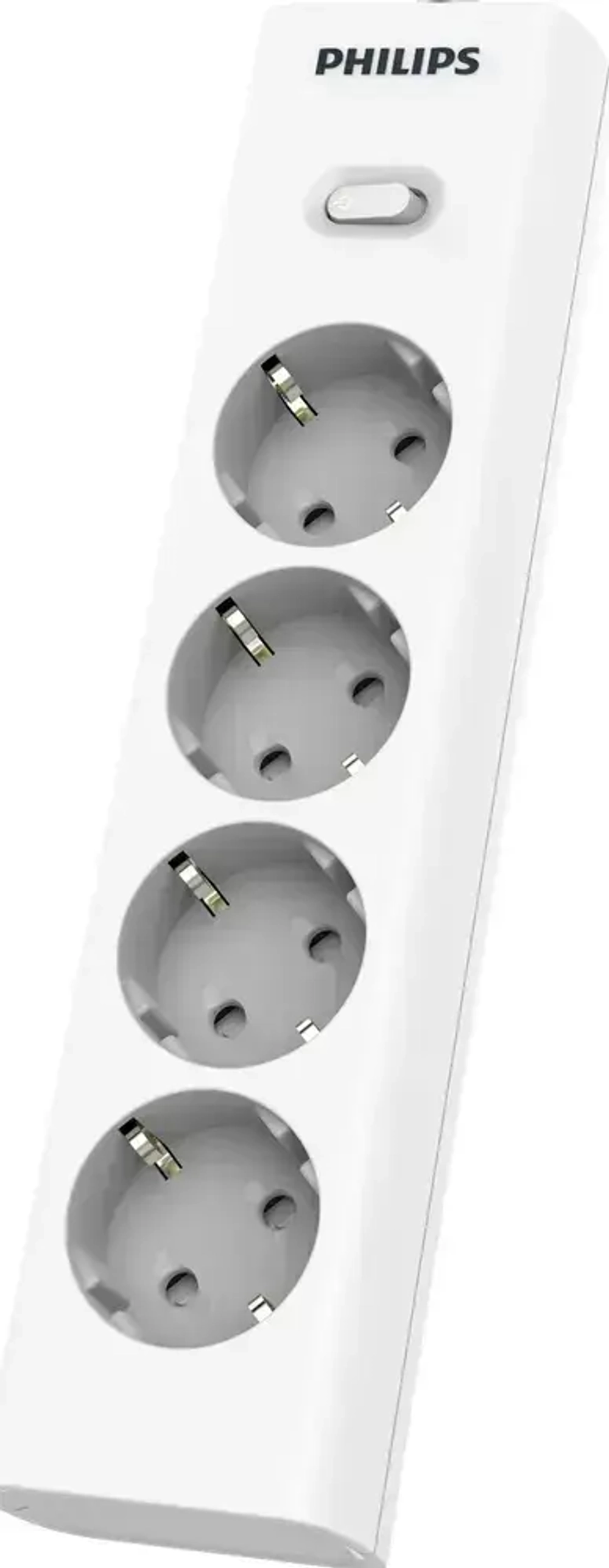 Philips сетевой фильтр 4 Розетки, кабель - 3M белый