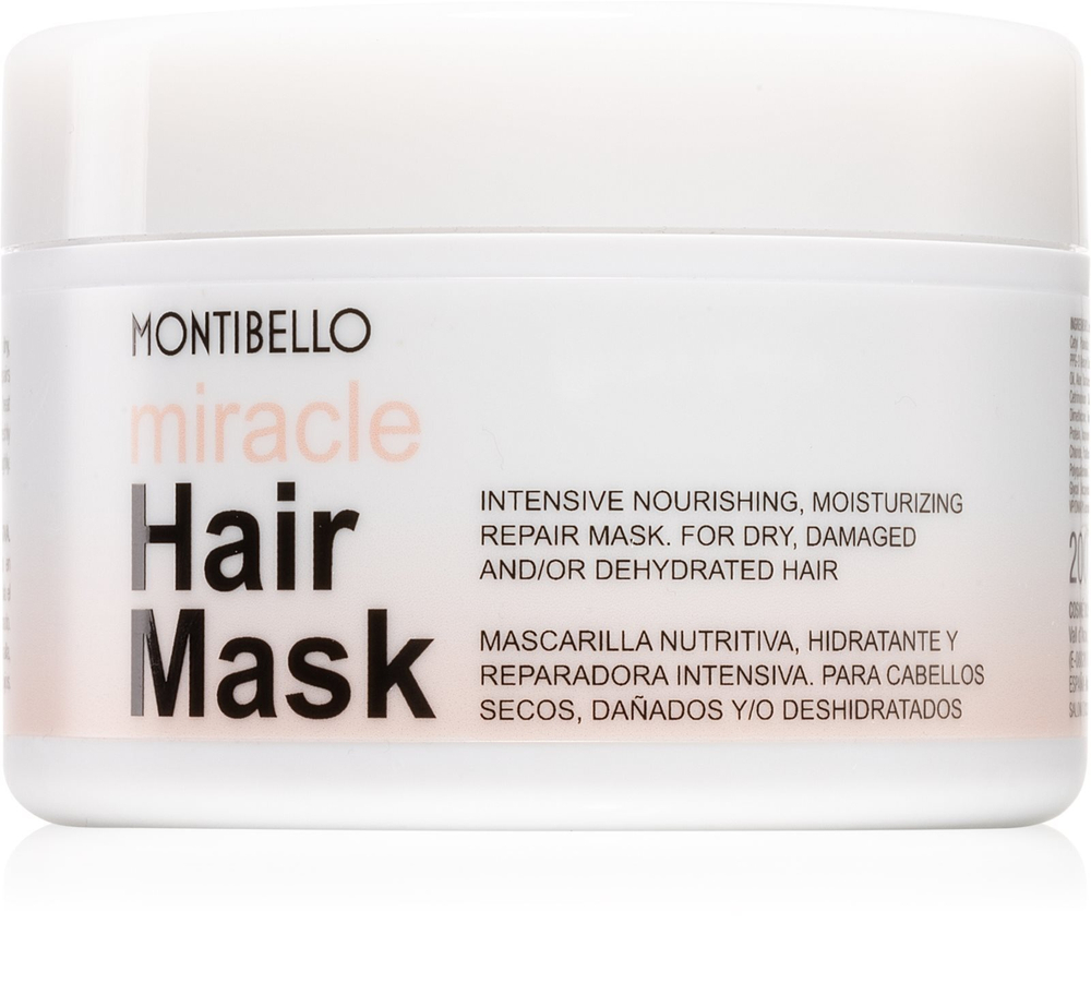 Montibello Miracle - интенсивно питательная маска для сухих и поврежденных волос /   200  ml  / GTIN 8429525436835