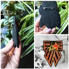 Брошь Победа на ленте 6.5* 5 см /шт