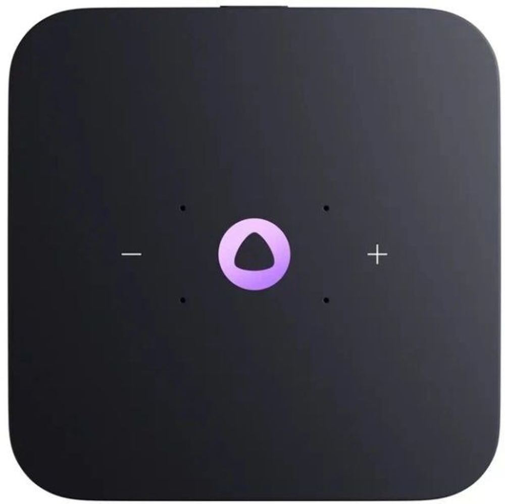 Умная колонка Yandex Станция Миди Алиса черный 24W 1.0 BT/Wi-Fi 10м