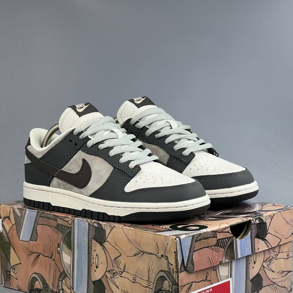 Кроссовки Nike Dunk DarkBrown #242 (черн.)