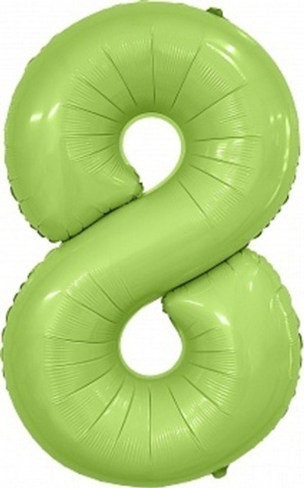 Р Цифра 8 Slim Фисташка (40''/102 см)