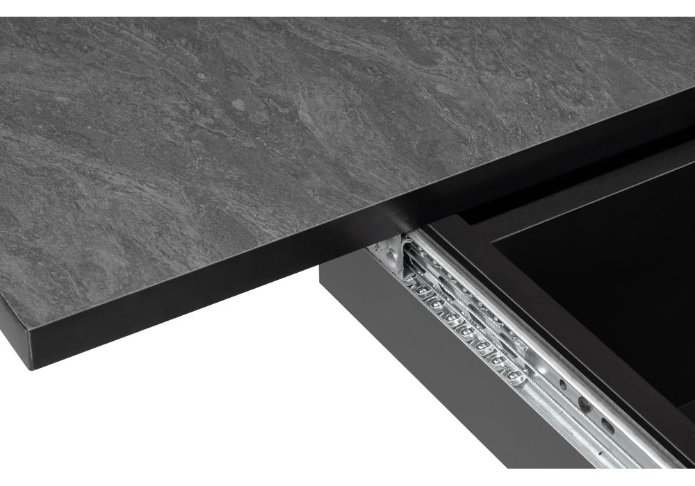 Деревянный стол Регна 100(130)х100х75 черный