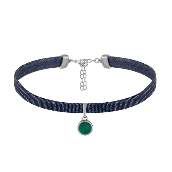 Чокер Possebon Green Agate B0113.17 G/S