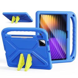 Детский чехол синего цвета на планшет Xiaomi Pad 7 и 7 Pro от от Dux Ducis, серия Puff Series Case