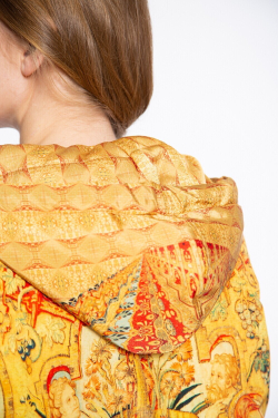 Куртка "Гротеск с птицами", по мотивам фламандской шпалеры 17 века из серии «Гротеск»