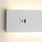 CL704460 Декарт Белый Св-к Настенный с USB