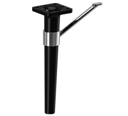 Опора премиум Y544-Х66 пластик h140 (графит) (150)