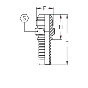 Фитинг DN 32 JIC (Ш) 1.7/8