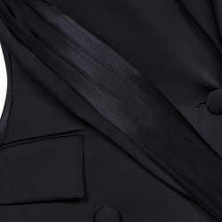 Жакет с декором из шелка из атласа