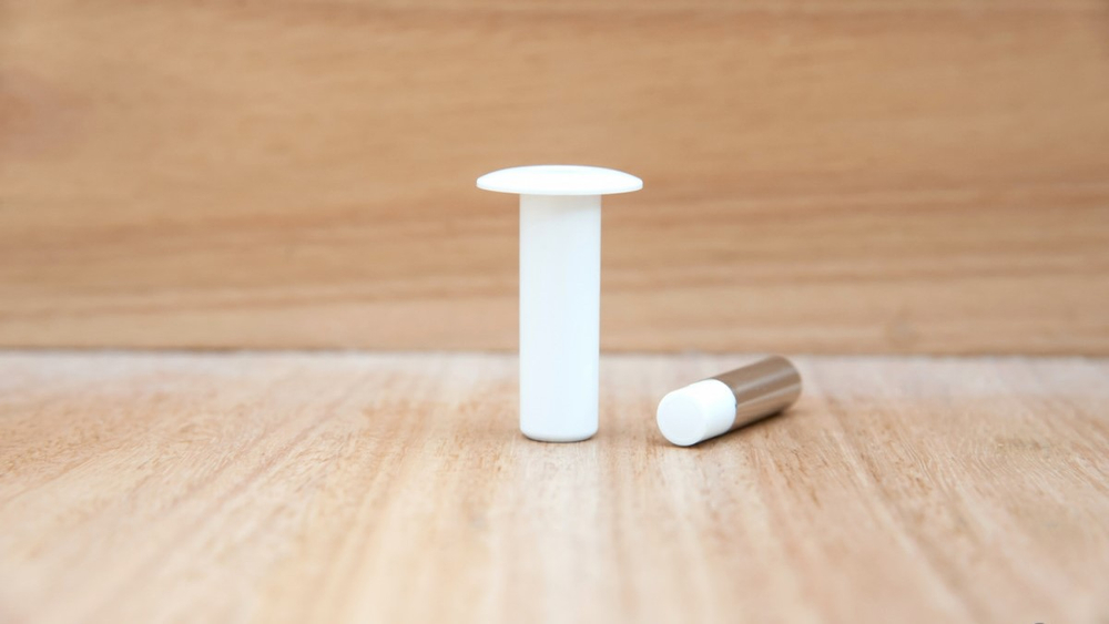 Упор дверной скрытый магнитный FANTOM PREMIUM HGT002. Белый