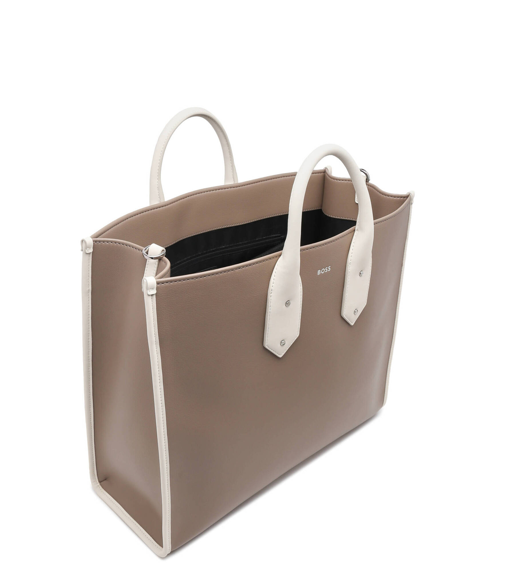 Сумка-трапеция Sandy Tote BOSS BLACK - нюд(50504183)