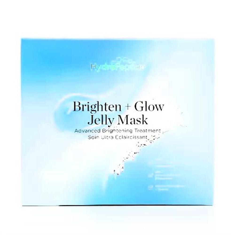 HydroPeptide® BRIGHTEN &amp; GLOW JELLY MASK Двухфазная маска-желе для непревзойденного увлажнения, сияния и выравнивания тона кожи 4 шт.