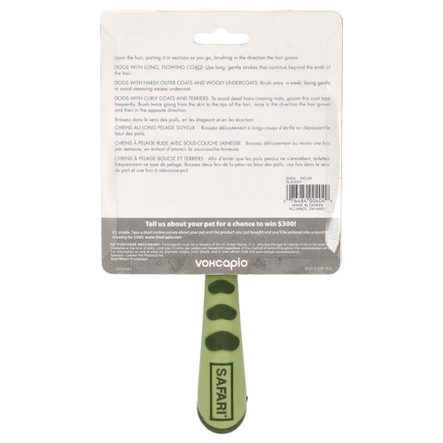 Safari, Мягкая щетка для собак среднего размера, 1 гладильная щетка