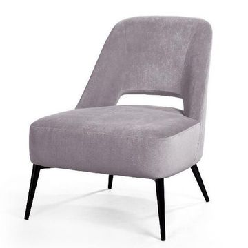 Кресло Dante, бархат светло-серый 26