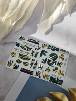 Lucky Rose Слайдеры наклейки для ногтей Foil 125