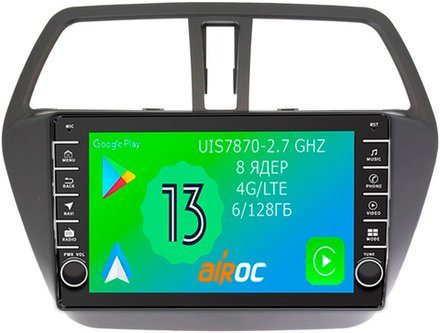 Магнитола для Suzuki SX4 2 2013-2021 - Airoc AB-3501 (кнопки и крутилки), Android 13, TS20, 6/128Гб, SIM-слот, CarPlay