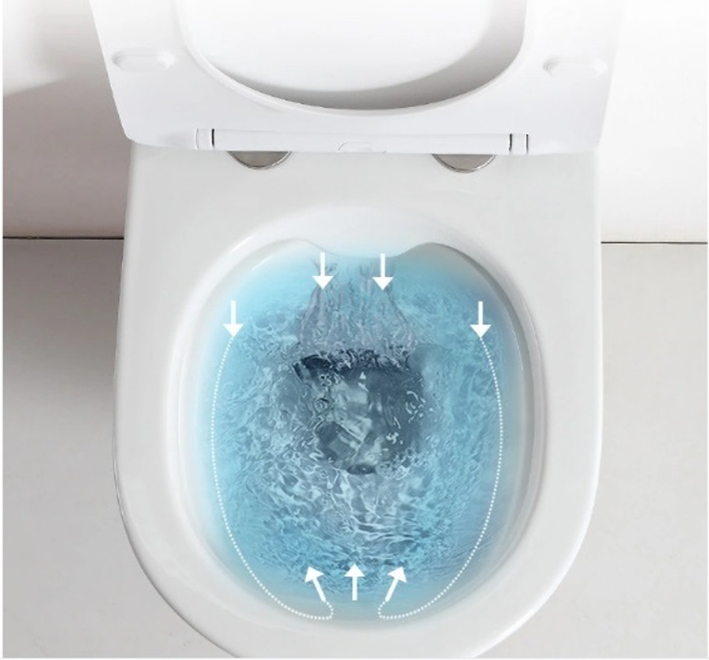 Унитаз SELLA Aria подвесной безободковый Ceruttispa CT7183 (490х360х325)