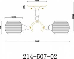 Светильник на штанге Velante  214-507-02