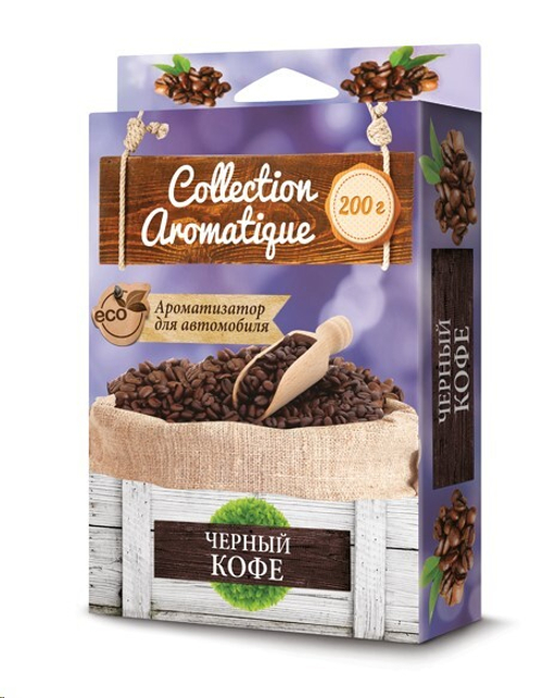 Ароматизатор под сиденье  COLLECTION AROMATIQUE  Черный кофе 200 мл (FOUETTE)