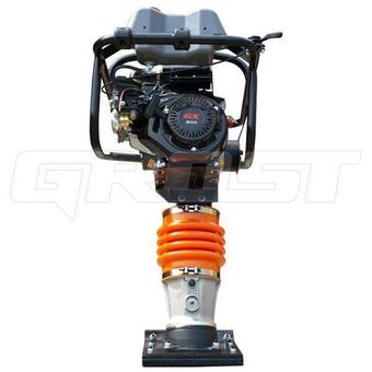 Вибротрамбовка бензиновая GROST TR-80HC - [79 кг / 13 кН / Loncin LC168F-2H]