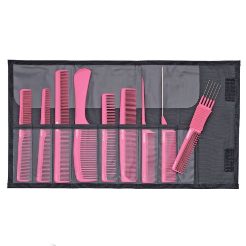 Набор расчесок Jaguar A-Line Ionic (9шт, ионные, лиловые)