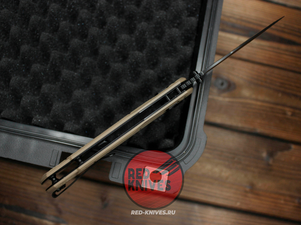 Нож Zero Tolerance 0203 - рукоять Desert, клинок черный