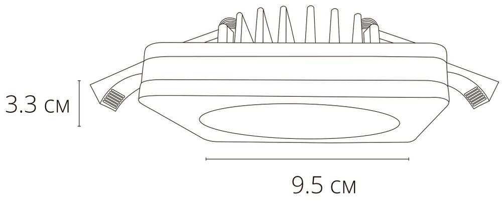 Точечный встраиваемый светильник Arte Lamp