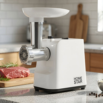 Мясорубка электрическая HOMESTAR STM-2039, белая