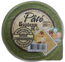 Белорусский паштет &quot;Pate Барбекю&quot; 100г. Слоним - купить с доставкой по Москве и области