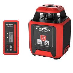 Ротационный нивелир CONDTROL Roto HR + Приемник лазерного излучения CONDTROL X-actRoto