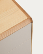 Сервант Anielle из массива и шпона ясеня 150 x 78 см