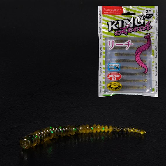 Слаги съедобные LJ Pro Series KING LEECH (5,08 см), цв. PA19, 9 шт.