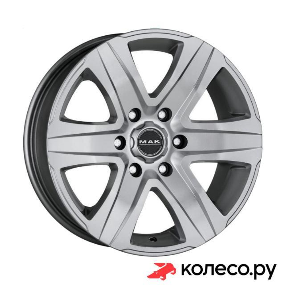 Stone 4x4 T 8.5x18/6*114.3 D66.1 ET30 Silver