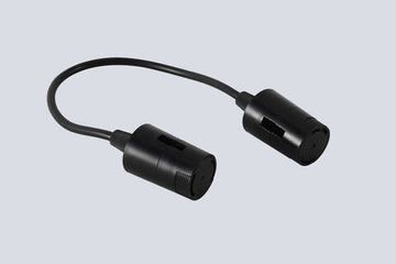 Крепление подвесное с двойным фиксатором для гибкой магнитной системы CLT 0.217 04 BL чёрный Trace 48V Crystal Lux