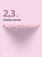 Бампер MosSeller c подставкой для Apple MacBook Neo 13 (2026), Розовый