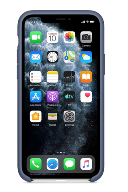 Накладка iPhone 11 силикон Dark blue